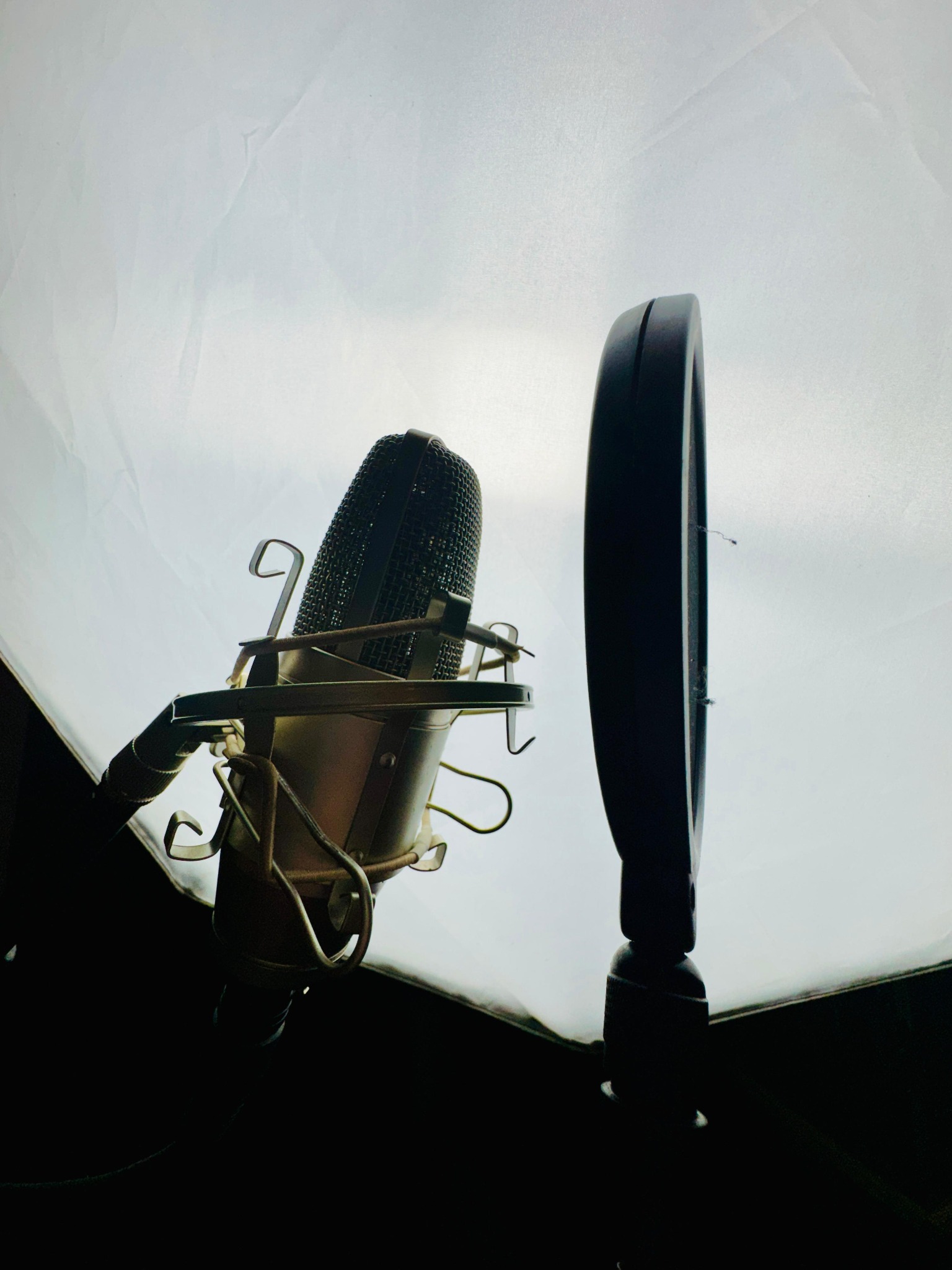 Microfone Shure SM7B no Estúdio Nano Sound Belo Horizonte