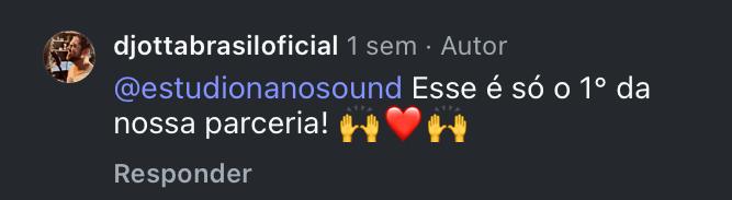 Avaliação 5 estrelas — cliente Nano Sound BH